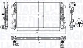 Magneti Marelli 350213212600 - Radiators, Motora dzesēšanas sistēma www.autospares.lv