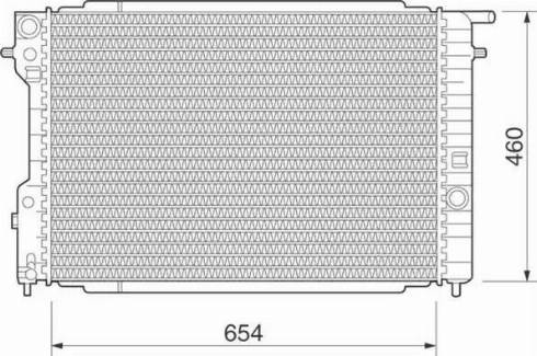 Magneti Marelli 350213280000 - Radiators, Motora dzesēšanas sistēma www.autospares.lv