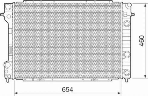 Magneti Marelli 350213281000 - Radiators, Motora dzesēšanas sistēma www.autospares.lv