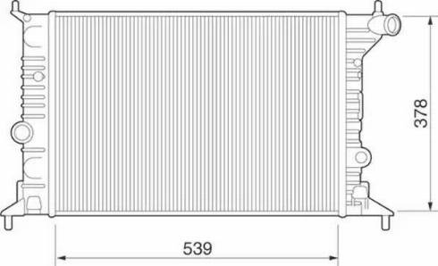 Magneti Marelli 350213274000 - Radiators, Motora dzesēšanas sistēma www.autospares.lv