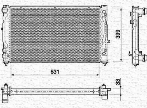 Magneti Marelli 350213739000 - Radiators, Motora dzesēšanas sistēma www.autospares.lv