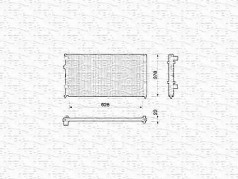 Magneti Marelli 350213779000 - Radiators, Motora dzesēšanas sistēma autospares.lv