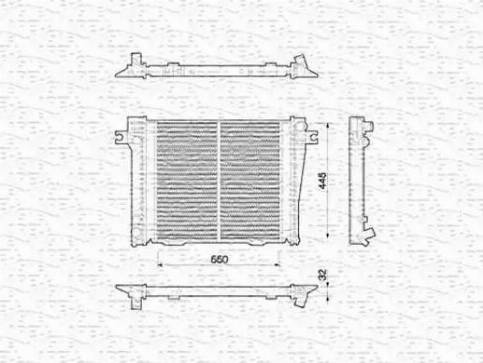 Magneti Marelli 350213771000 - Radiators, Motora dzesēšanas sistēma www.autospares.lv