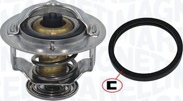 Magneti Marelli 352317004590 - Термостат охлаждающей жидкости / корпус www.autospares.lv