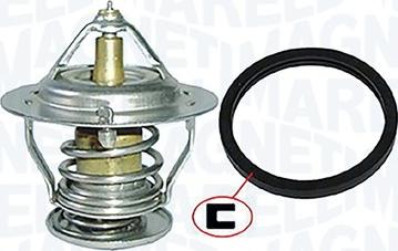 Magneti Marelli 352317000520 - Coolant thermostat / housing www.autospares.lv