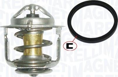 Magneti Marelli 352317003350 - Coolant thermostat / housing www.autospares.lv