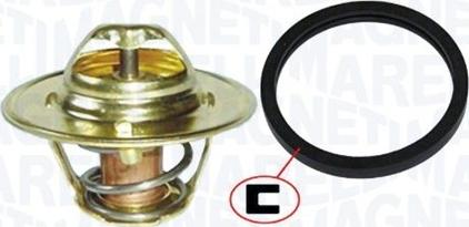 Magneti Marelli 352317100370 - Coolant thermostat / housing www.autospares.lv