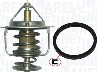 Magneti Marelli 352317100280 - Термостат охлаждающей жидкости / корпус www.autospares.lv