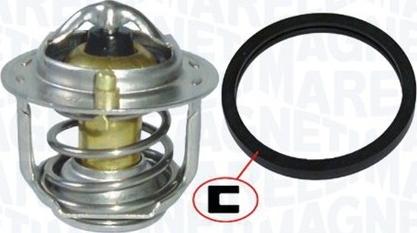 Magneti Marelli 352317100790 - Coolant thermostat / housing www.autospares.lv