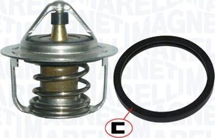 Magneti Marelli 352317100770 - Coolant thermostat / housing www.autospares.lv