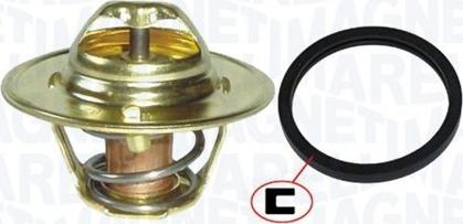 Magneti Marelli 352317101170 - Coolant thermostat / housing www.autospares.lv