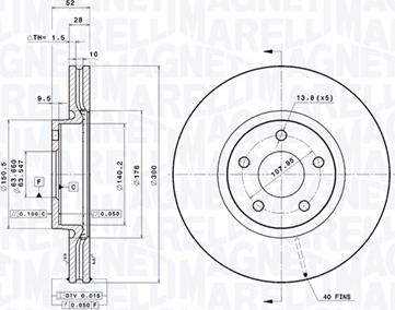 Magneti Marelli 360406099301 - Bremžu diski www.autospares.lv