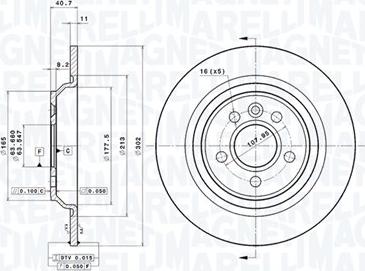 Magneti Marelli 360406095701 - Bremžu diski www.autospares.lv