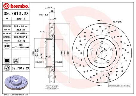 Magneti Marelli 360406097402 - Bremžu diski www.autospares.lv