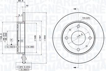 Magneti Marelli 360406097701 - Bremžu diski www.autospares.lv