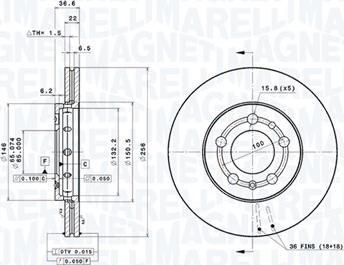 Magneti Marelli 360406049401 - Bremžu diski www.autospares.lv