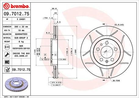 Magneti Marelli 360406049505 - Bremžu diski autospares.lv