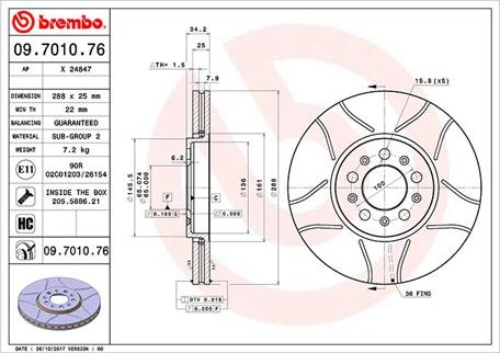 Magneti Marelli 360406049305 - Bremžu diski www.autospares.lv