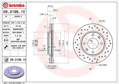 Magneti Marelli 360406040502 - Bremžu diski autospares.lv