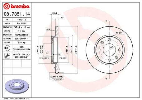 Magneti Marelli 360406040800 - Bremžu diski www.autospares.lv