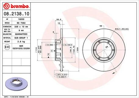 Magneti Marelli 360406041800 - Brake Disc www.autospares.lv