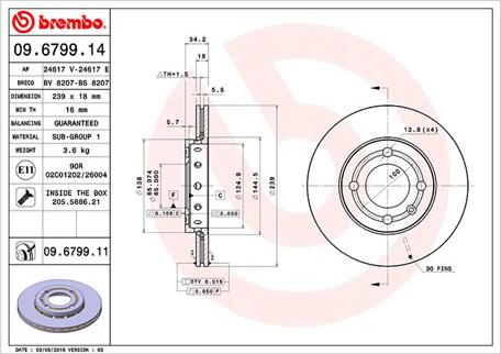 Magneti Marelli 360406048900 - Bremžu diski autospares.lv