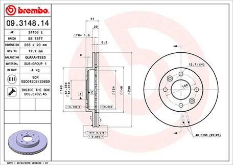 Magneti Marelli 360406042400 - Bremžu diski autospares.lv