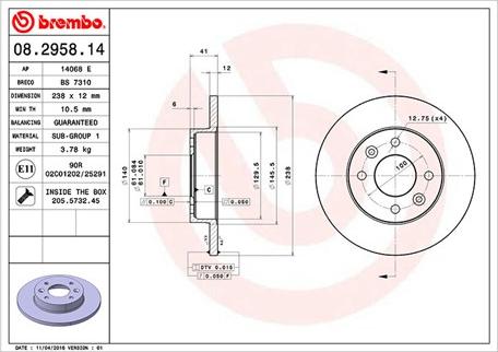 Magneti Marelli 360406042100 - Bremžu diski www.autospares.lv