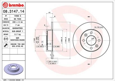 Magneti Marelli 360406042200 - Bremžu diski autospares.lv