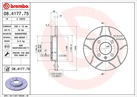 Magneti Marelli 360406047905 - Тормозной диск www.autospares.lv