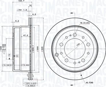 Magneti Marelli 360406055401 - Bremžu diski www.autospares.lv