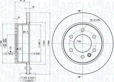 Magneti Marelli 360406056401 - Bremžu diski www.autospares.lv