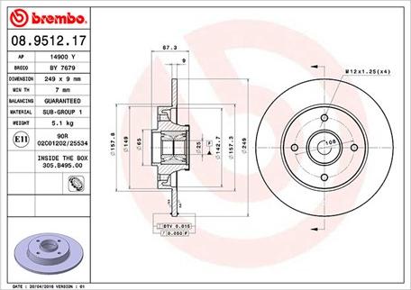 Magneti Marelli 360406056500 - Bremžu diski autospares.lv