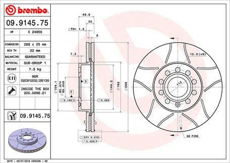 Magneti Marelli 360406050505 - Bremžu diski www.autospares.lv