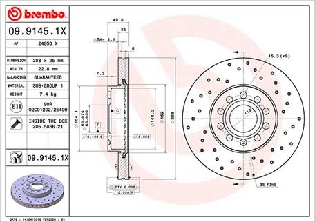 Magneti Marelli 360406050502 - Bremžu diski www.autospares.lv