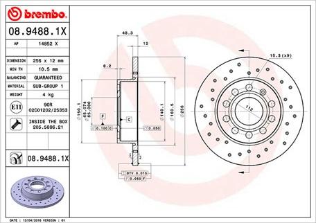 Magneti Marelli 360406050802 - Тормозной диск www.autospares.lv