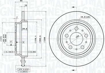 Magneti Marelli 360406051901 - Bremžu diski www.autospares.lv