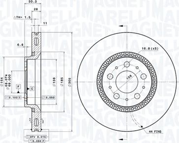 Magneti Marelli 360406051801 - Bremžu diski www.autospares.lv