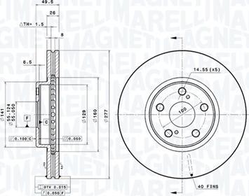 Magneti Marelli 360406058701 - Bremžu diski www.autospares.lv