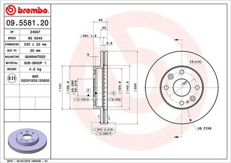 Magneti Marelli 360406052800 - Bremžu diski www.autospares.lv