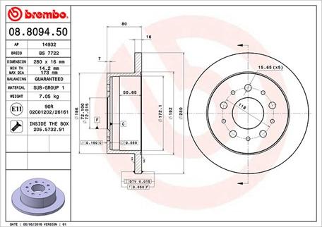 Magneti Marelli 360406065100 - Brake Disc www.autospares.lv