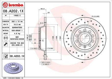 Magneti Marelli 360406060802 - Bremžu diski autospares.lv