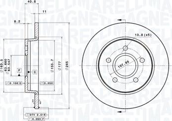 Magneti Marelli 360406060201 - Bremžu diski www.autospares.lv