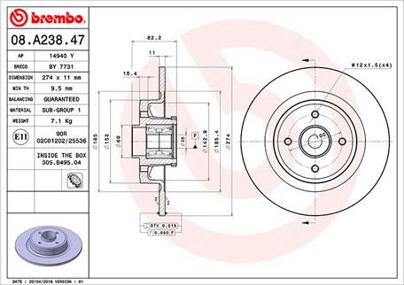 Magneti Marelli 360406061000 - Bremžu diski www.autospares.lv