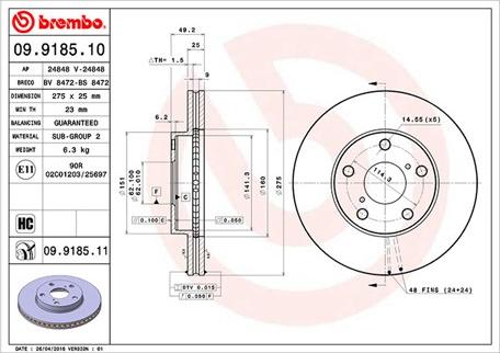 Magneti Marelli 360406009100 - Bremžu diski autospares.lv