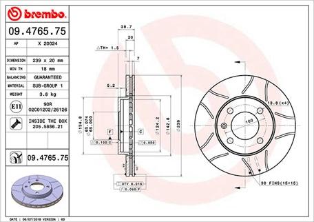 Magneti Marelli 360406000905 - Bremžu diski www.autospares.lv