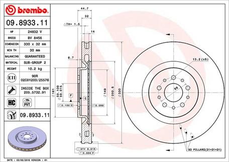 Magneti Marelli 360406000701 - Bremžu diski www.autospares.lv