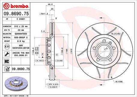 Magneti Marelli 360406001605 - Bremžu diski www.autospares.lv