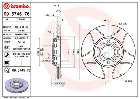 Magneti Marelli 360406001305 - Bremžu diski autospares.lv