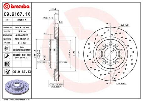 Magneti Marelli 360406002002 - Bremžu diski www.autospares.lv